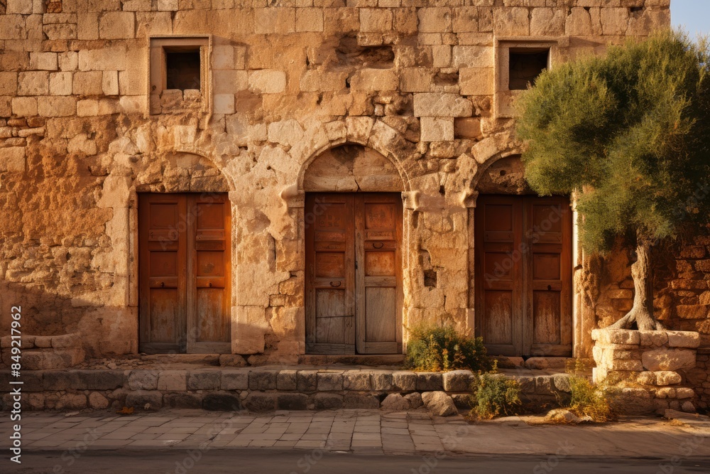 Gate of Jaffa, Jerusalem A Historical Portal for the Old City., generative IA Gate of Jaffa, Jerusalem A Historical Portal for the Old City., generative IA