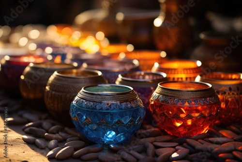 Hurghada Bedouin Market Colors, Culture and Crafts., generative IA © JONATAS