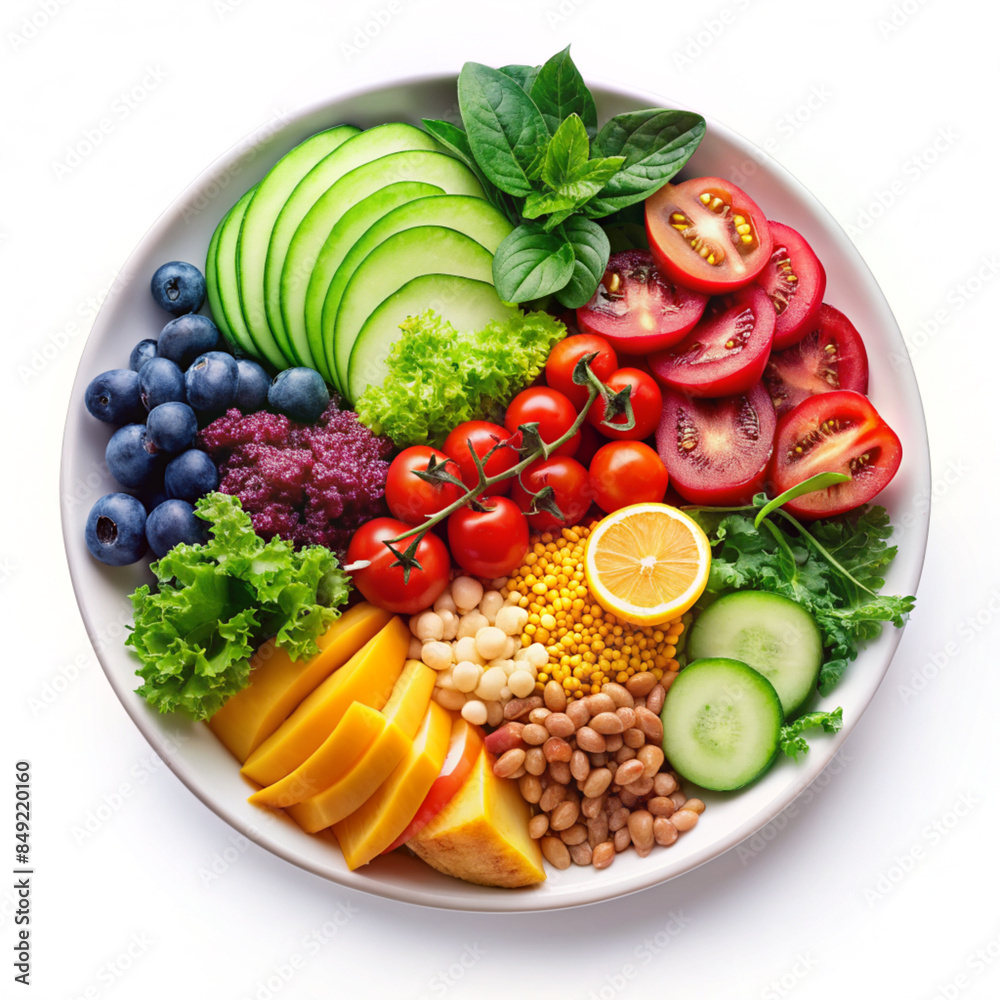 fruits and vegetables isolated fruits and vegetables isolated