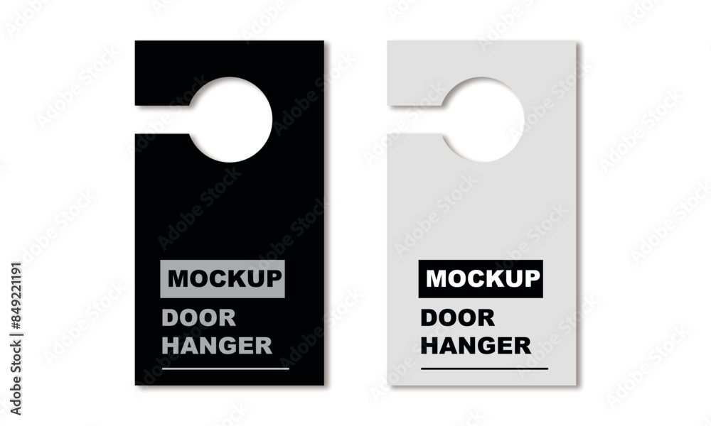 Door hanger design Door hanger design