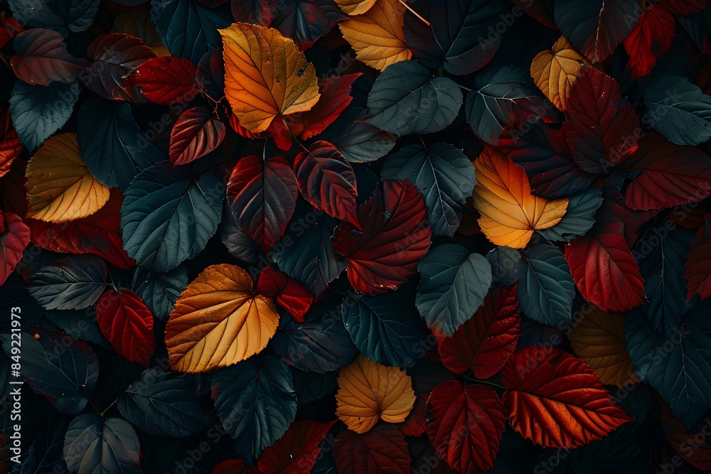 Colorful autumn leaves texture background Colorful autumn leaves texture background