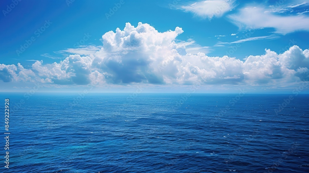 Obraz premium Bright blue ocean view