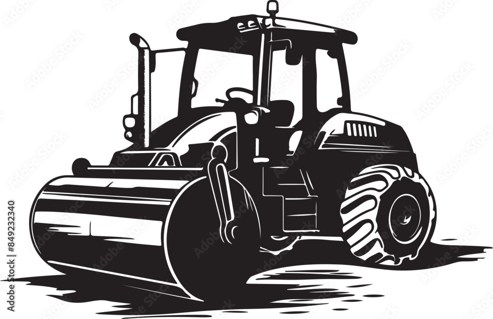 Naklejka premium Agricultural Tractor Vector
