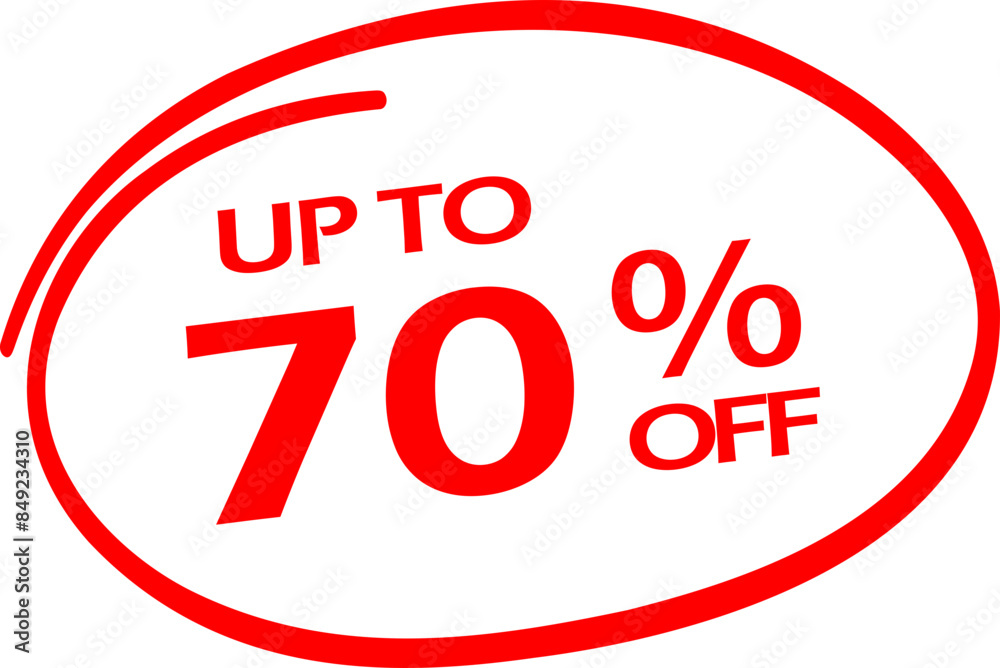 70 percent off hand drawn circle 70 percent off hand drawn circle