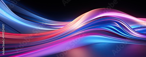 abstract futuristic background, bright colors, technological processes, neural networks and AI, digital storages, sound and graphic forms, science, education,
