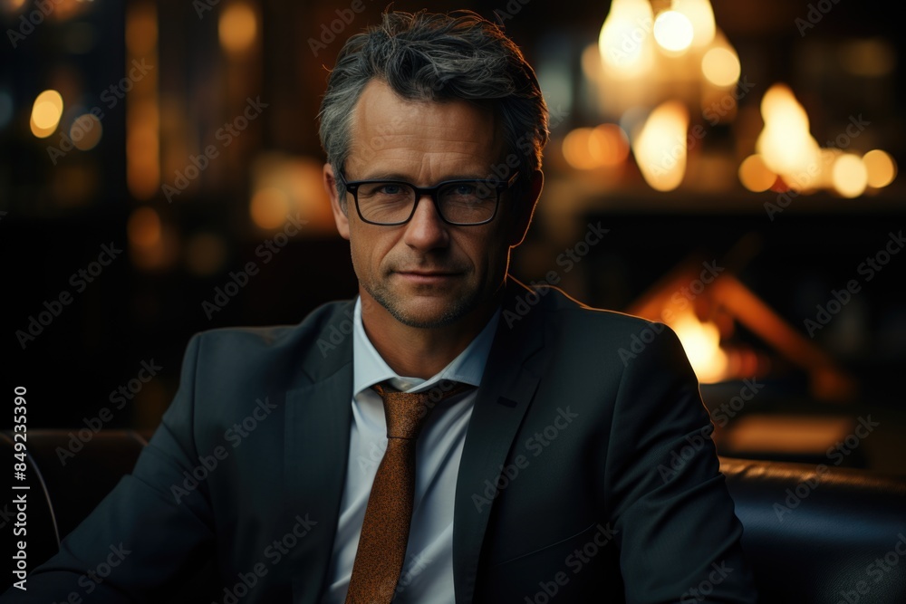 Flat Posture of Financial Instruments with Glasses, generative IA Flat Posture of Financial Instruments with Glasses, generative IA