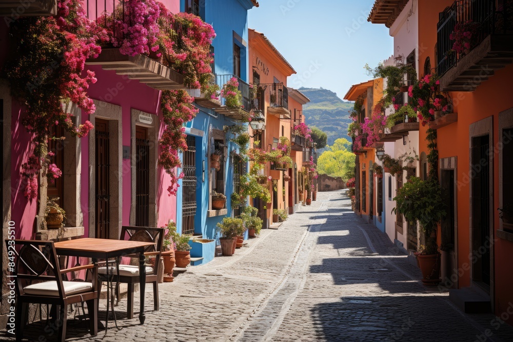 Historical City of La Laguna, Tenerife., generative IA