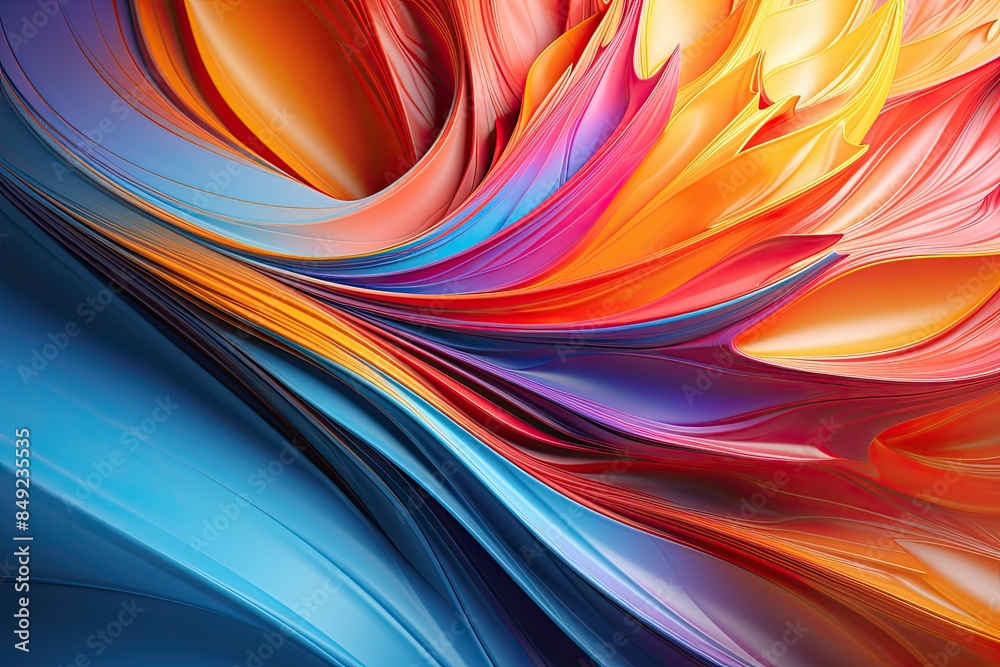 abstract fractal background, coloful waves texture abstract fractal background, coloful waves texture