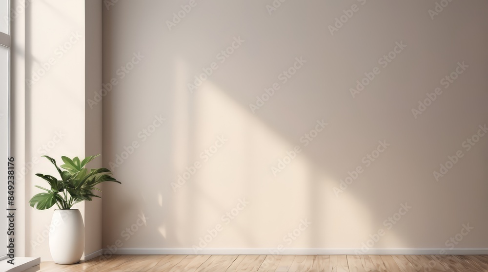 Organic drop shadow on a white wall, overlay effect for photo, mock-ups, posters, stationary, wall art, design presentation. Background with shadow Organic drop shadow on a white wall, overlay effect for photo, mock-ups, posters, stationary, wall art, design presentation. Background with shadow