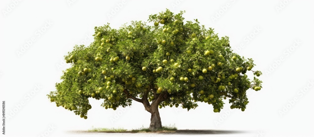 Lush Green Tree with Abundant Fruit Lush Green Tree with Abundant Fruit