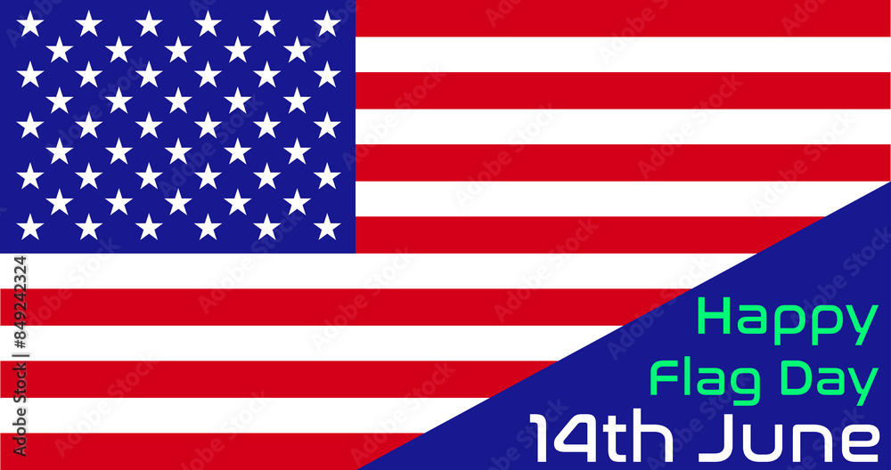 Fototapeta premium AMERICA FLAG