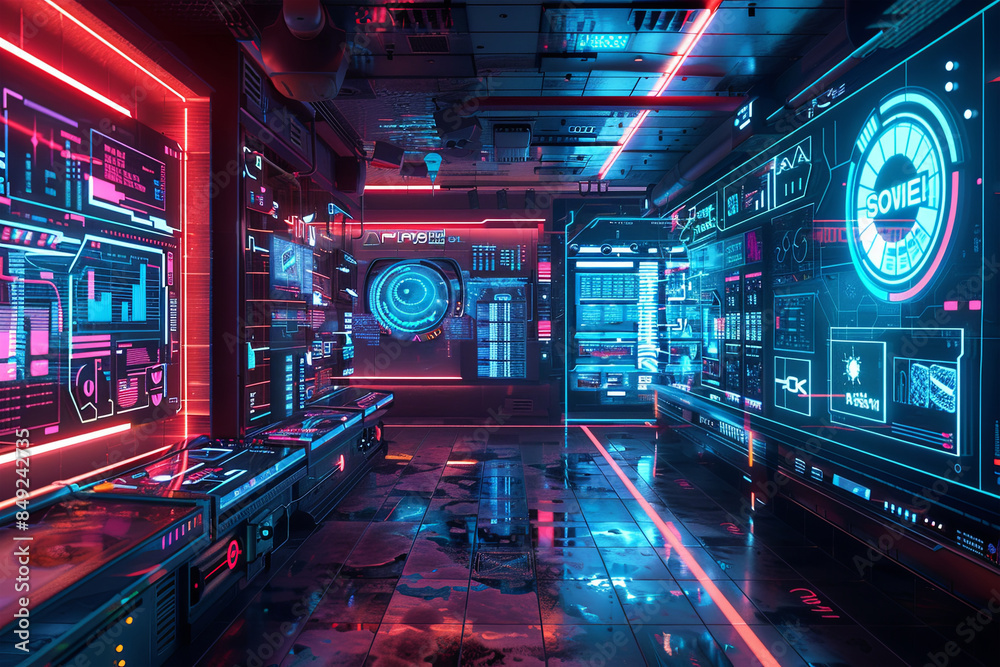 A futuristic e-commerce scene depicting a store that never sleeps. Picture a vibrant, neon-lit storefront with AI-driven interfaces seamlessly handling customer inquiries Picture a vibrant, neon-lit c A futuristic e-commerce scene depicting a store that never sleeps. Picture a vibrant, neon-lit storefront with AI-driven interfaces seamlessly handling customer inquiries Picture a vibrant, neon-lit c
