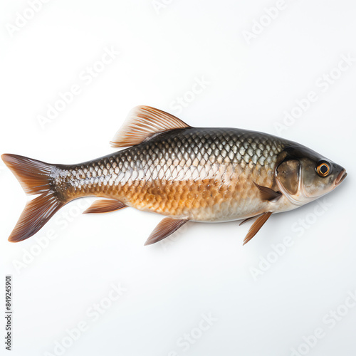 a fish on a white background
