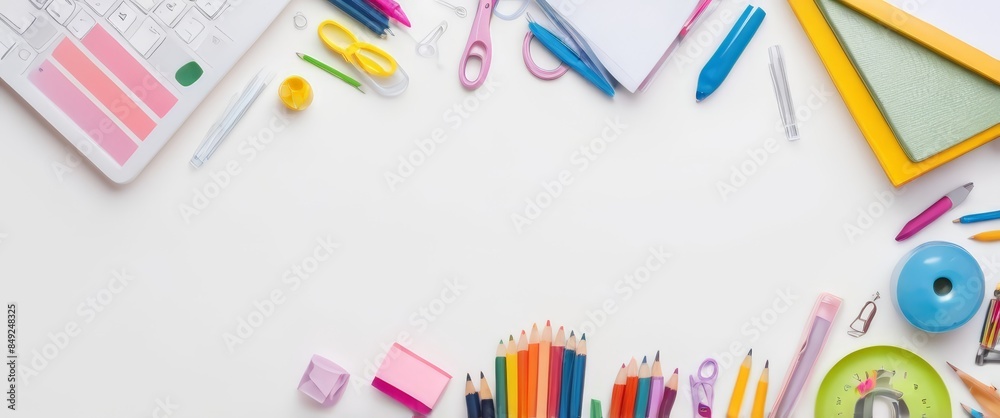 school equipment set illustration back to school background. Back To School Concept. Top View Of Student Table With Backpack, Books And School Stationery background school equipment set illustration back to school background. Back To School Concept. Top View Of Student Table With Backpack, Books And School Stationery background