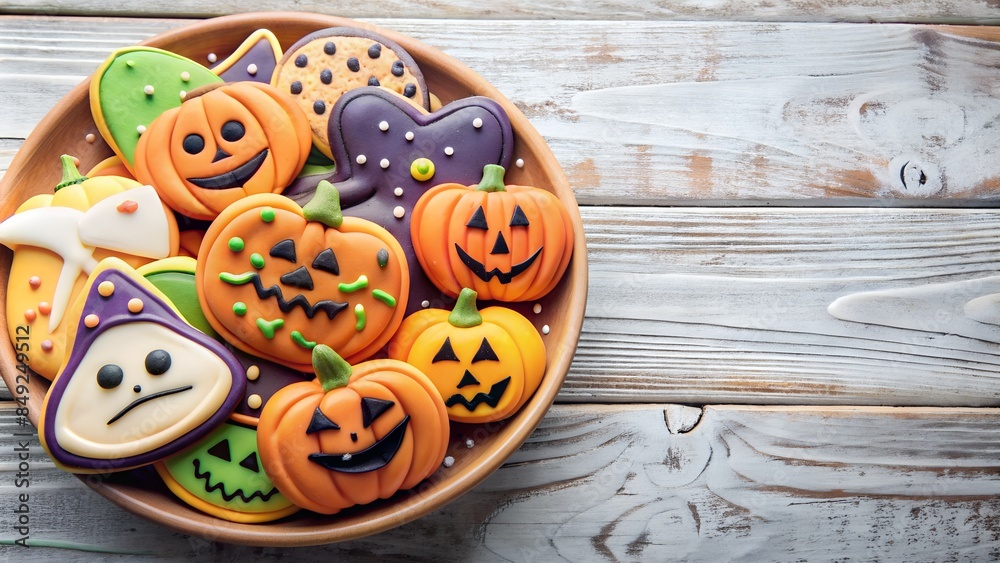 halloween cookies background halloween cookies background
