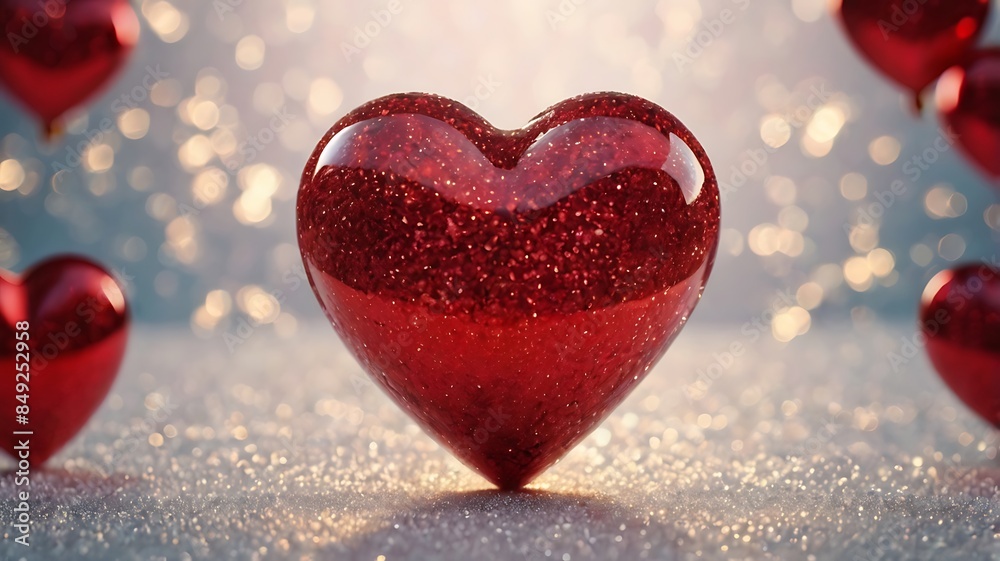 Fototapeta premium Heart in Different Styles