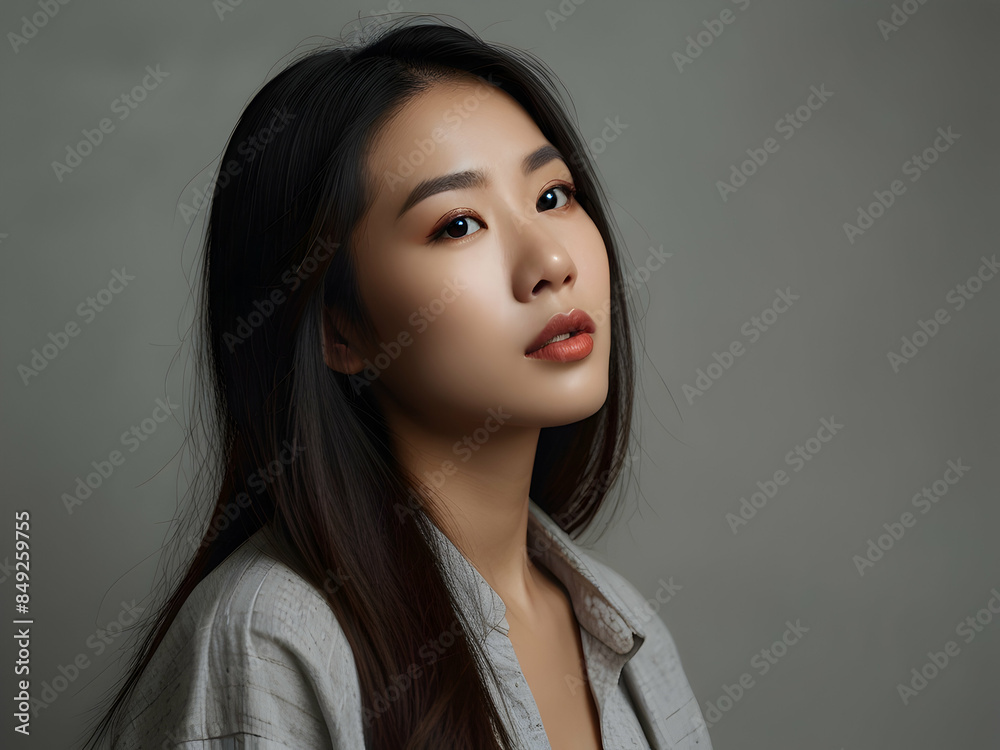 Beautiful fashion portrait of asian woman Beautiful fashion portrait of asian woman