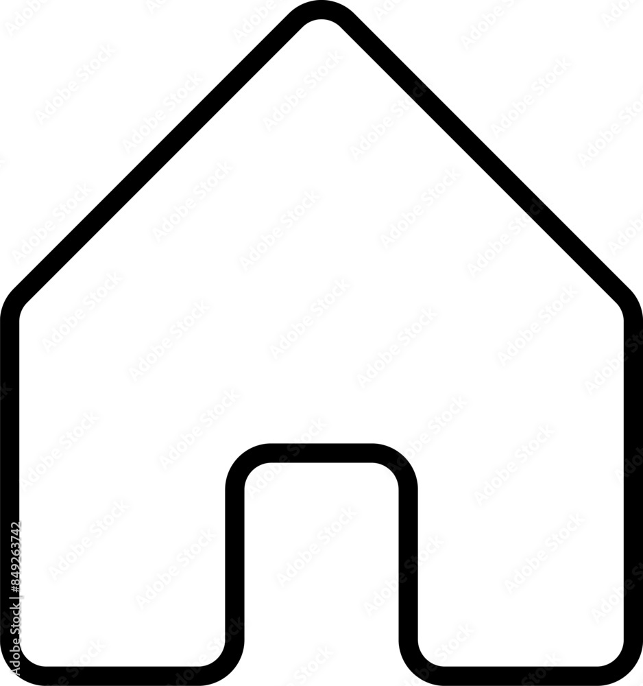 Obraz premium Home Icon. House icon Vector illustration.