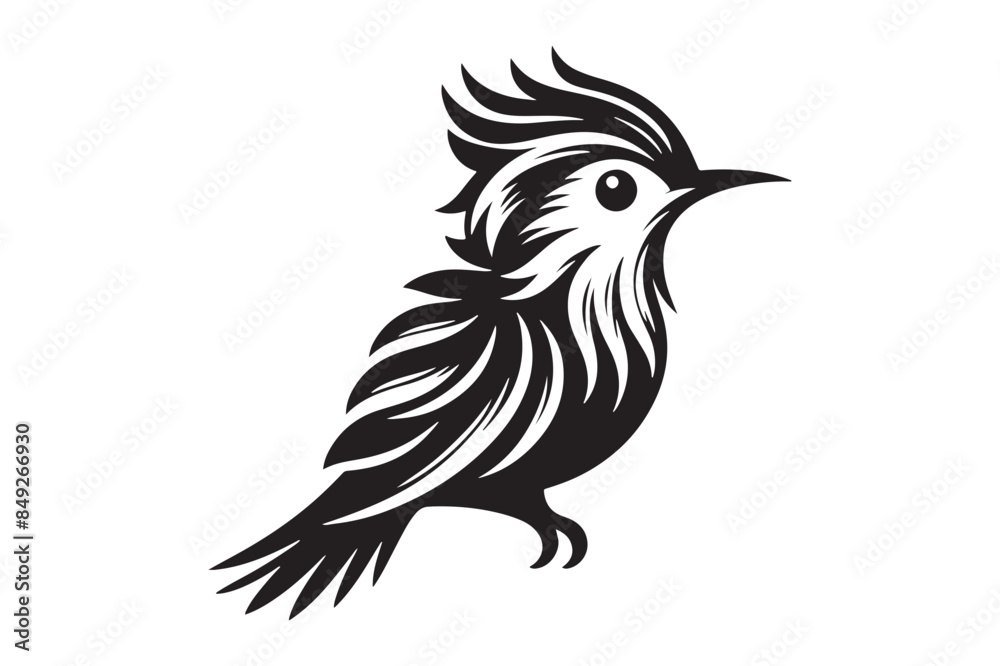 Fototapeta premium bird silhouette vector illustration graphic design