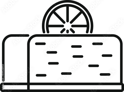Half cut orange squeezing on a manual juicer pressing for juice, making fresh homemade juice