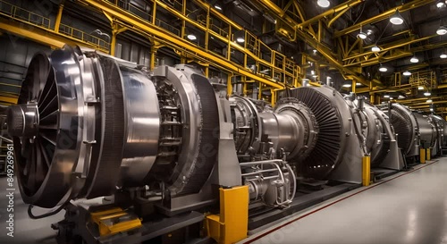 Efficient electric industrial gas turbine power plant. 