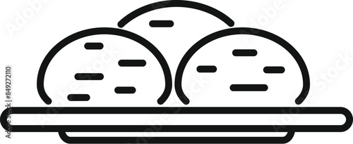 This icon represents falafel, a popular middle eastern dish, often served as an appetizer or street food