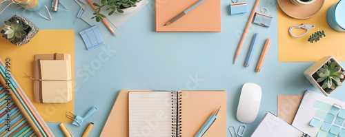 Minimalist Student Desk wit...