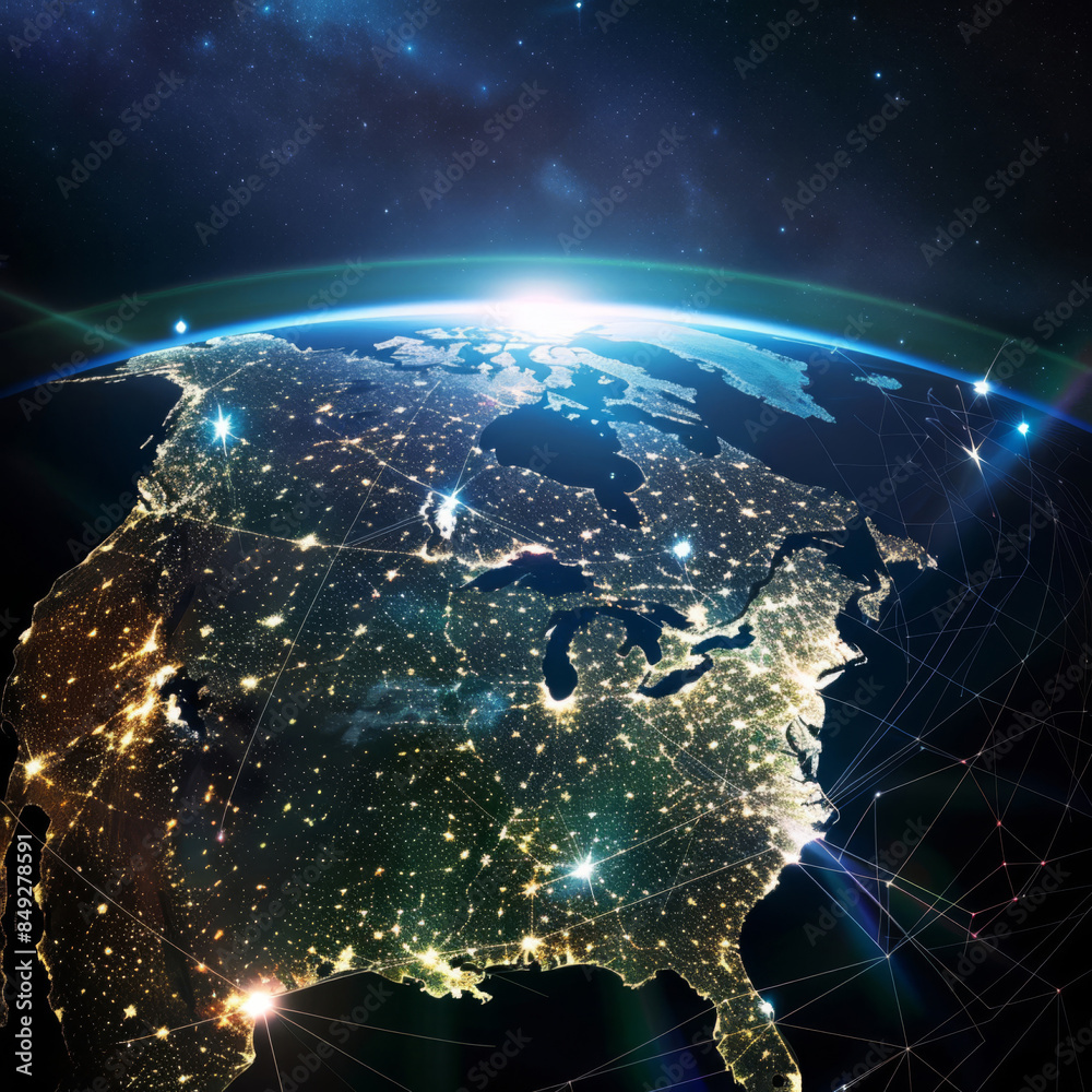 Obraz premium earth in space