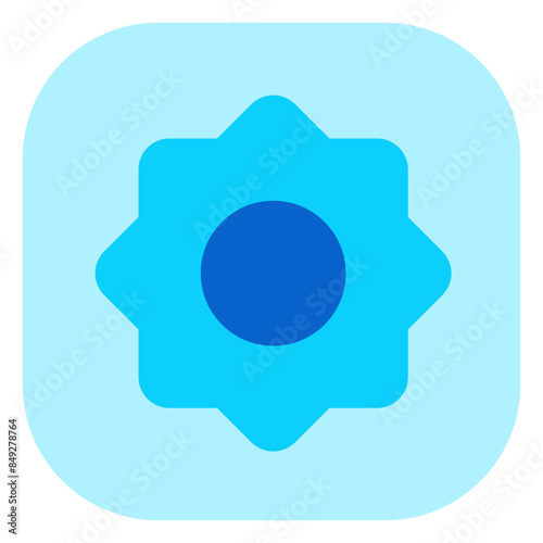 Editable vector sun, screen brightness icon. Part of a big icon set family. Perfect for web and app interfaces, presentations, infographics, etc