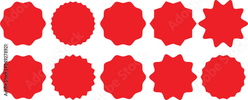 Set of  starburst. Price sticker, sale sticker, price tag, starburst, quality mark, retro stars, sale or discount sticker, sunburst badges, sun ray frames, promotional badge set, shopping labels.eps10