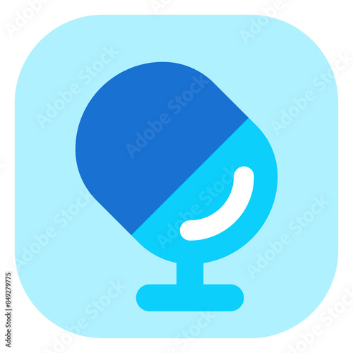 Editable vector microphone podcast icon. Part of a big icon set family. Perfect for web and app interfaces, presentations, infographics, etc