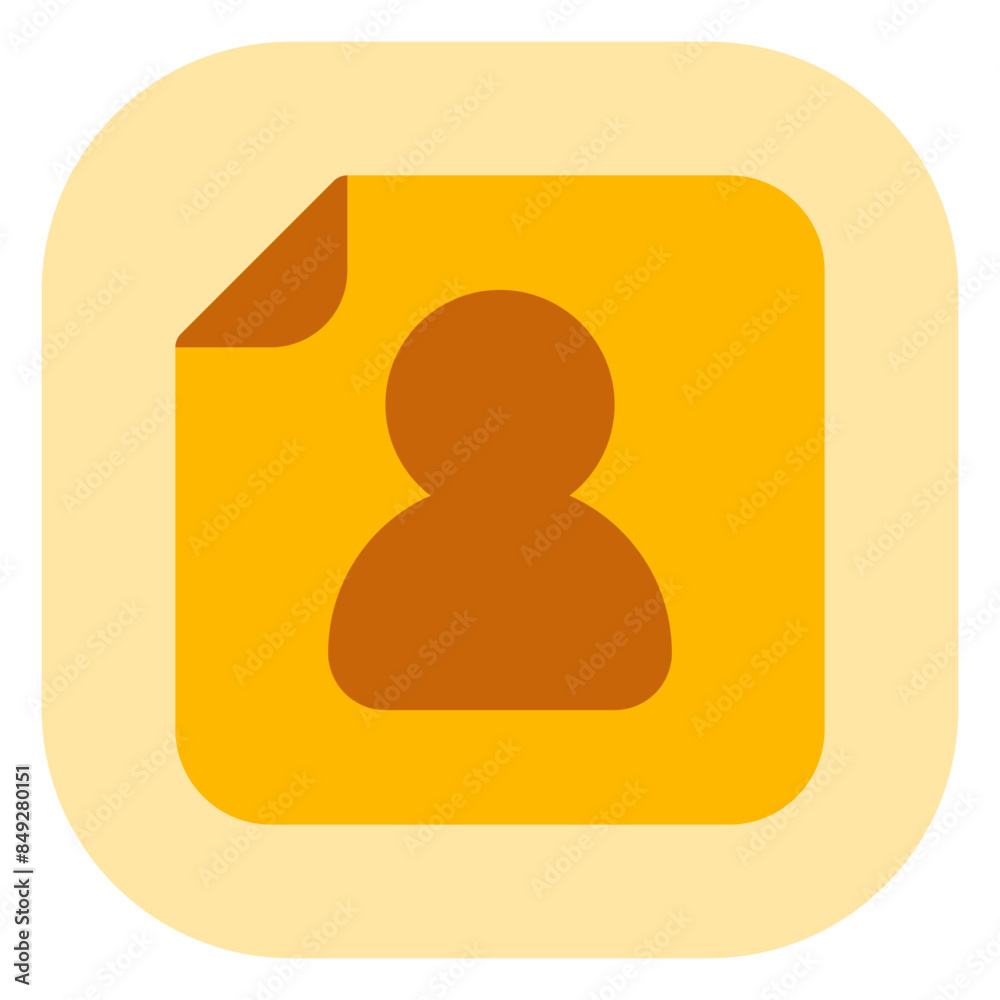 Editable vector user contact file icon. Part of a big icon set family. Perfect for web and app interfaces, presentations, infographics, etc Editable vector user contact file icon. Part of a big icon set family. Perfect for web and app interfaces, presentations, infographics, etc