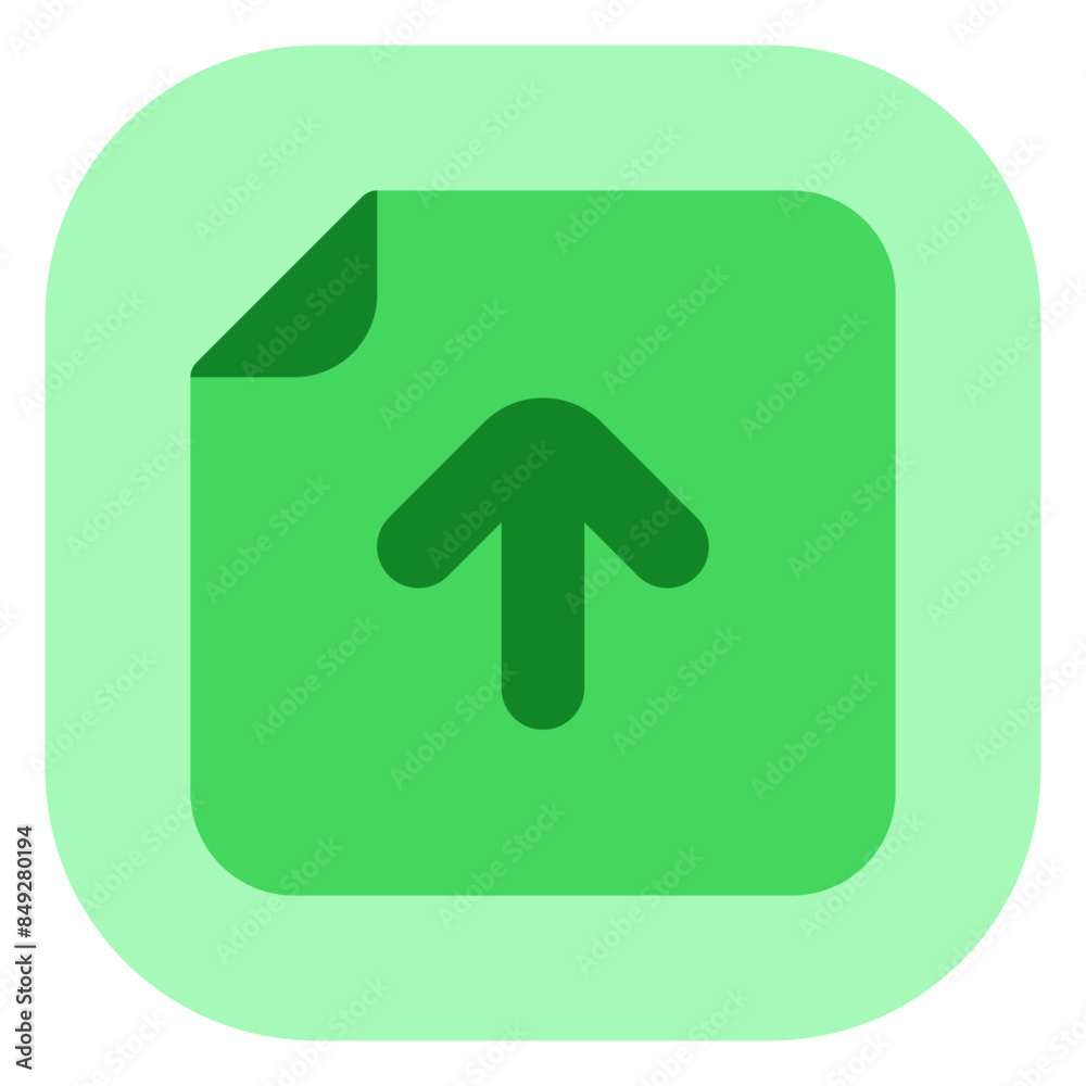 Editable vector upload file icon. Part of a big icon set family. Perfect for web and app interfaces, presentations, infographics, etc