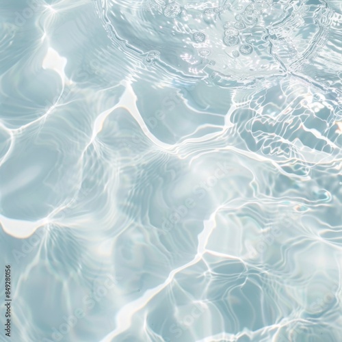 Water waves texture background, realistic water surface overlay, clear water with transparent background and detailed ripples