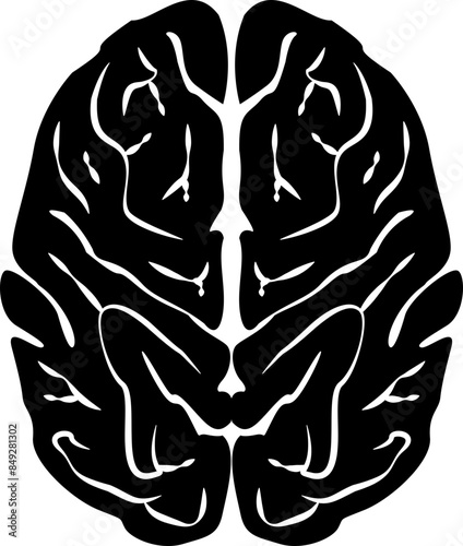 Design of brain human brain animal brain black colure svg vector cut file cricut silhouette design for t-shirt  hospital sticker biology photo etc photo