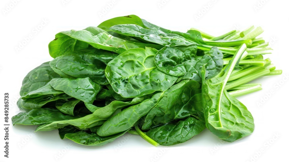 Spinach isolated white background Spinach isolated white background