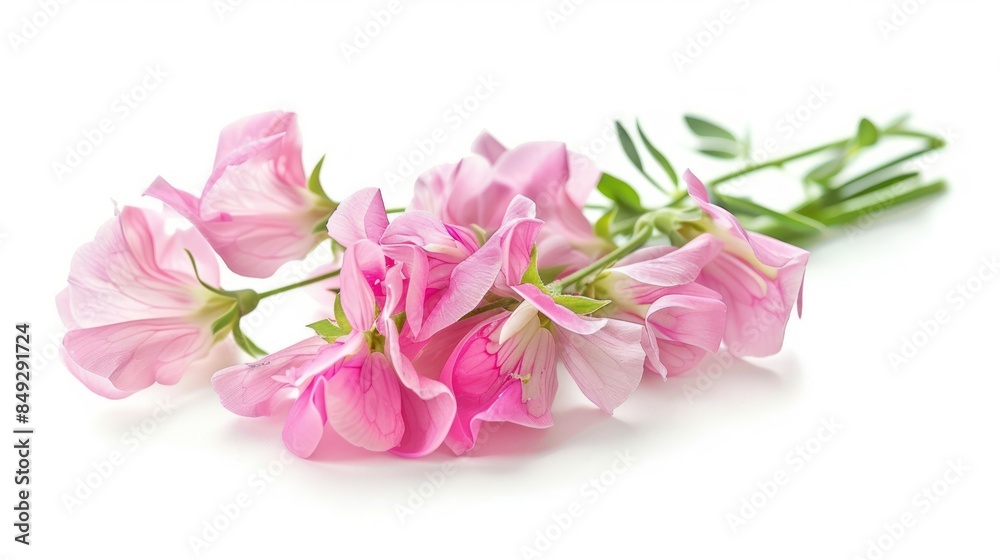 Sweet Pea isolated white background