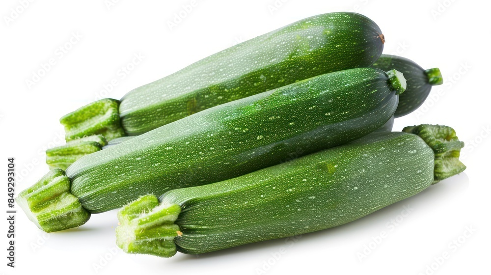 Zucchini isolated white background Zucchini isolated white background