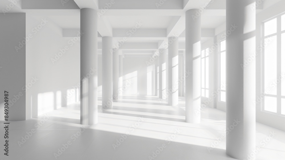 Fototapeta premium interior of a building