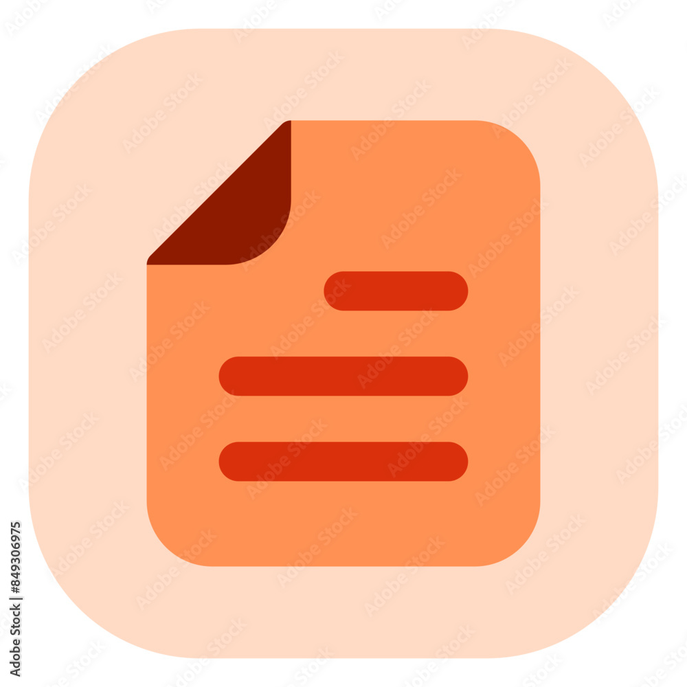 Editable vector file document icon. Part of a big icon set family. Perfect for web and app interfaces, presentations, infographics, etc Editable vector file document icon. Part of a big icon set family. Perfect for web and app interfaces, presentations, infographics, etc