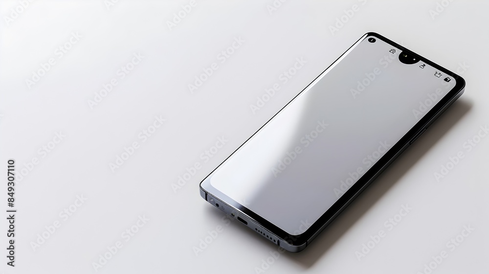 Minimalist Smartphone Mockup With Clean Background and Details Minimalist Smartphone Mockup With Clean Background and Details