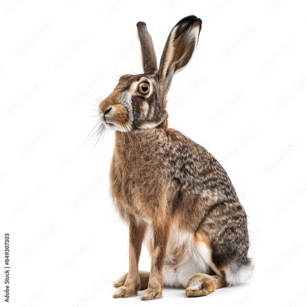 Hare isolated on white background Hare isolated on white background