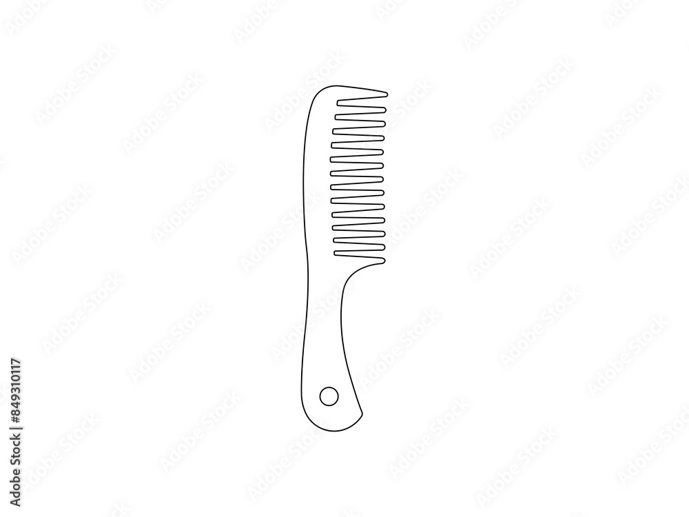 Comb Outline icon vector. Comb vector design and illustration. Comb Outline isolated white background Comb Outline icon vector. Comb vector design and illustration. Comb Outline isolated white background