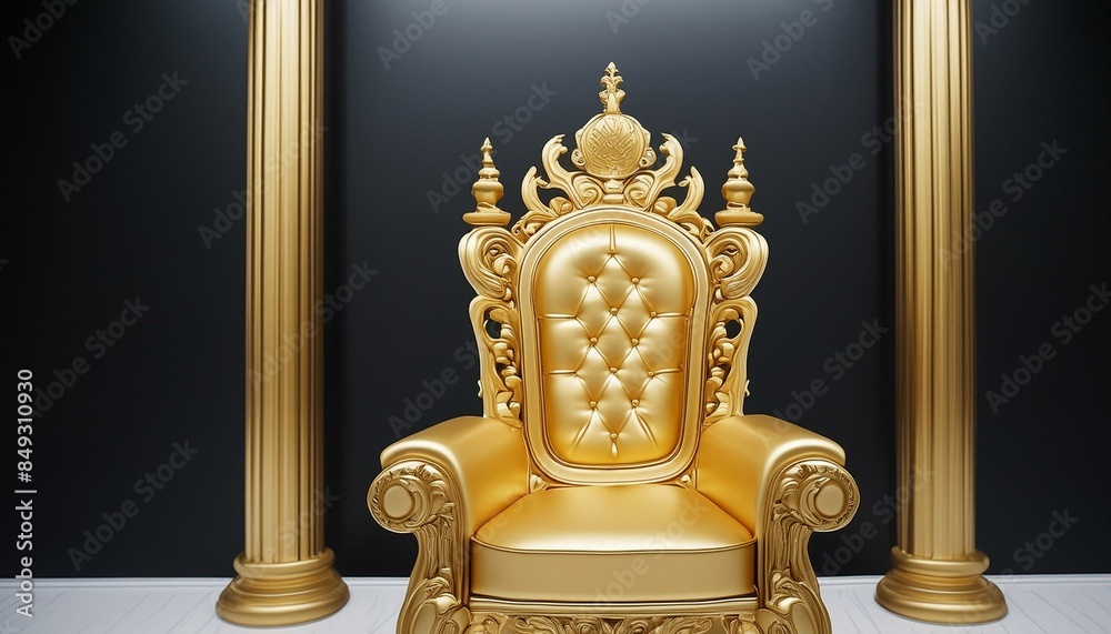 Gilded Grandeur: A Silent Throne's Reverie Gilded Grandeur: A Silent Throne's Reverie