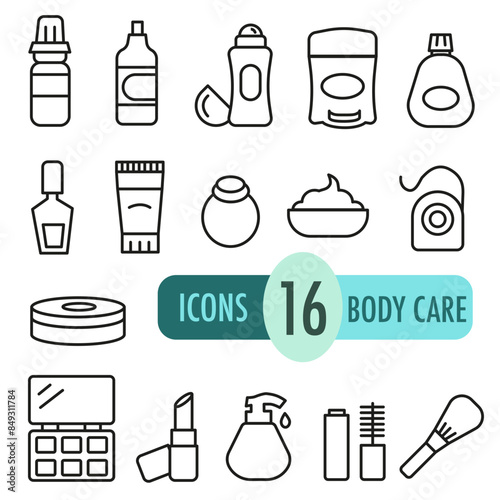 Body care. Everything about body care. Containers and bottles with cosmetic products.