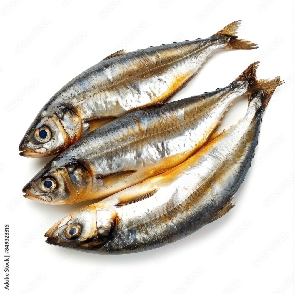 Herring isolated on white background Herring isolated on white background