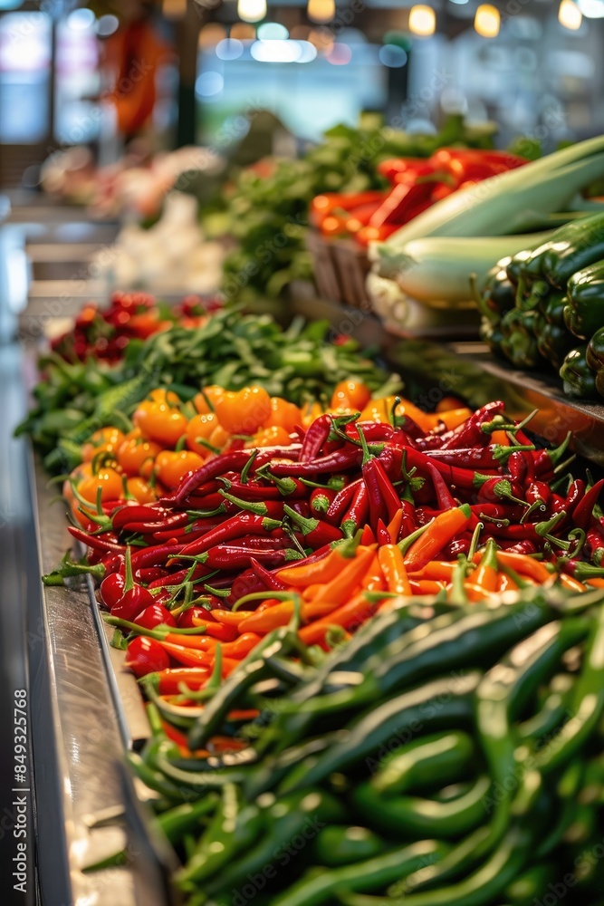 close-up of fresh vegetables on the counter. Selective focus close-up of fresh vegetables on the counter. Selective focus