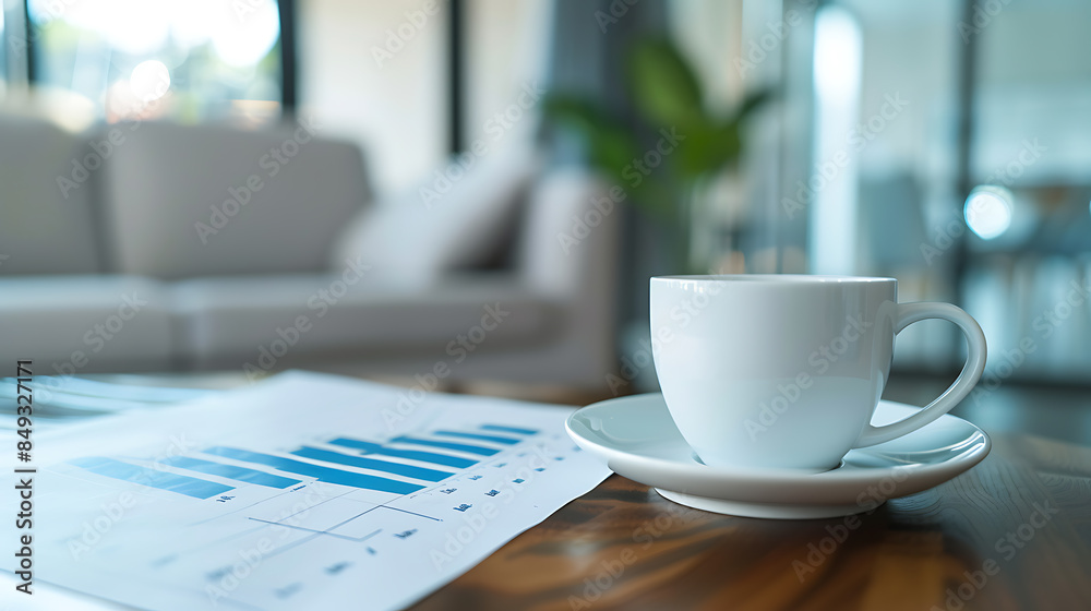 Business on coffee table, wallpaper, relaxation amidst business planning Business on coffee table, wallpaper, relaxation amidst business planning