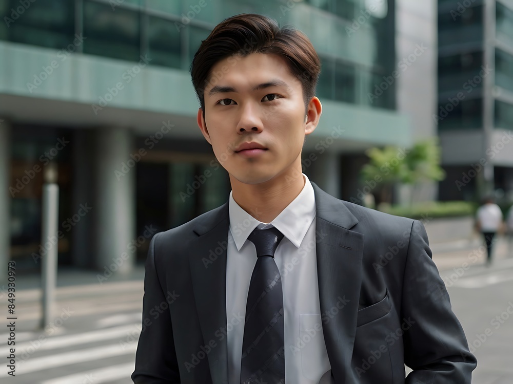 Young Asian businessman