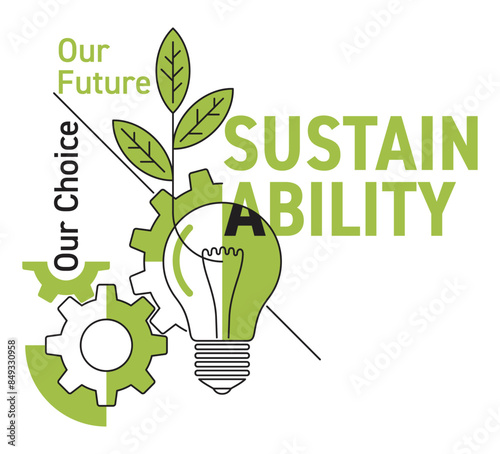Sustainability. Our Future, Our Choice - slogan